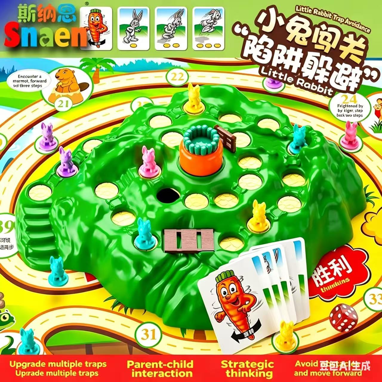 Board Game Heat - Penjualan Panas Mainan Seru Perangkap Kelinci
