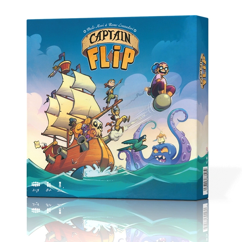 Board Game Pirates - Permainan Papan Kapten Flip Pirate Treasure
