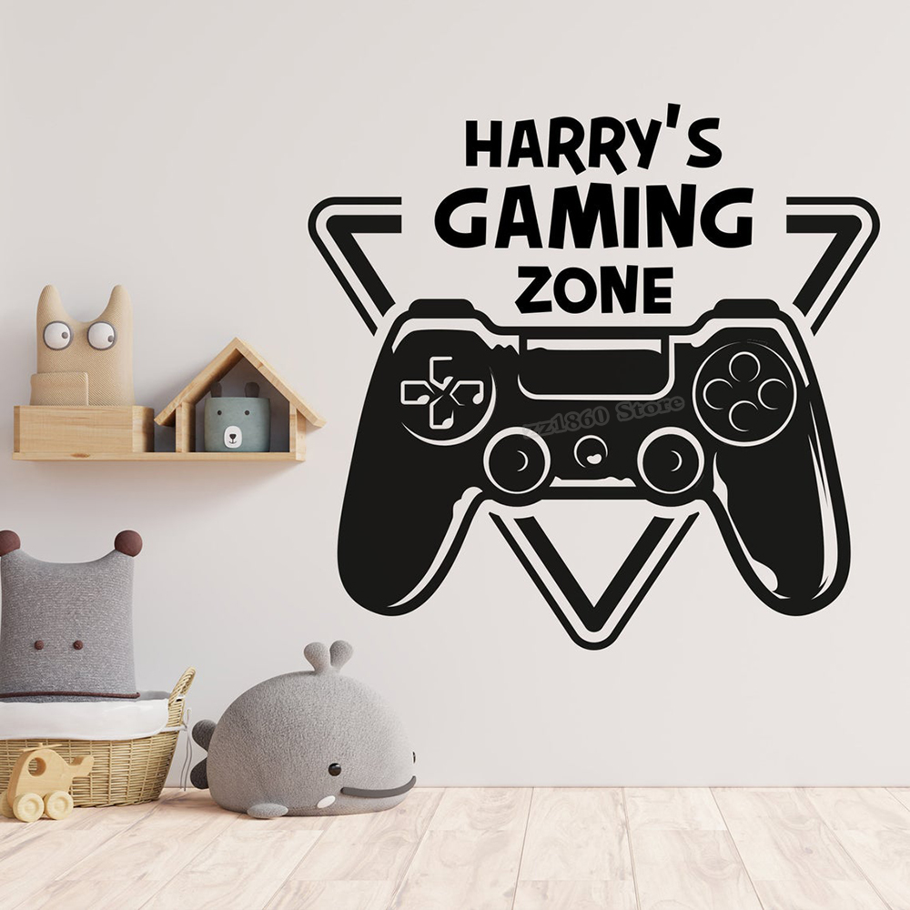 Board Game Room - Stiker Dinding Zona Permainan Nama Sesuai