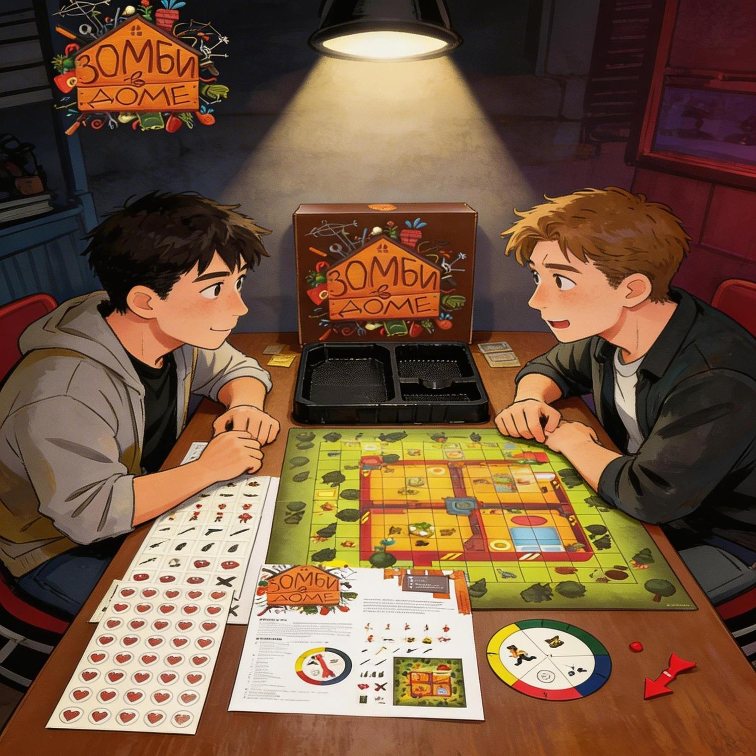 Board Game Zombie - Versi Rusia Permainan Papan Bertema Kelangsungan