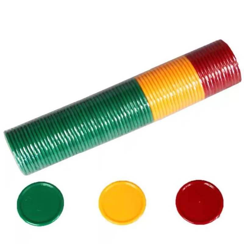 Set Chip plastik 3.2cm 3 warna - Board Game Room ulasan dan harga