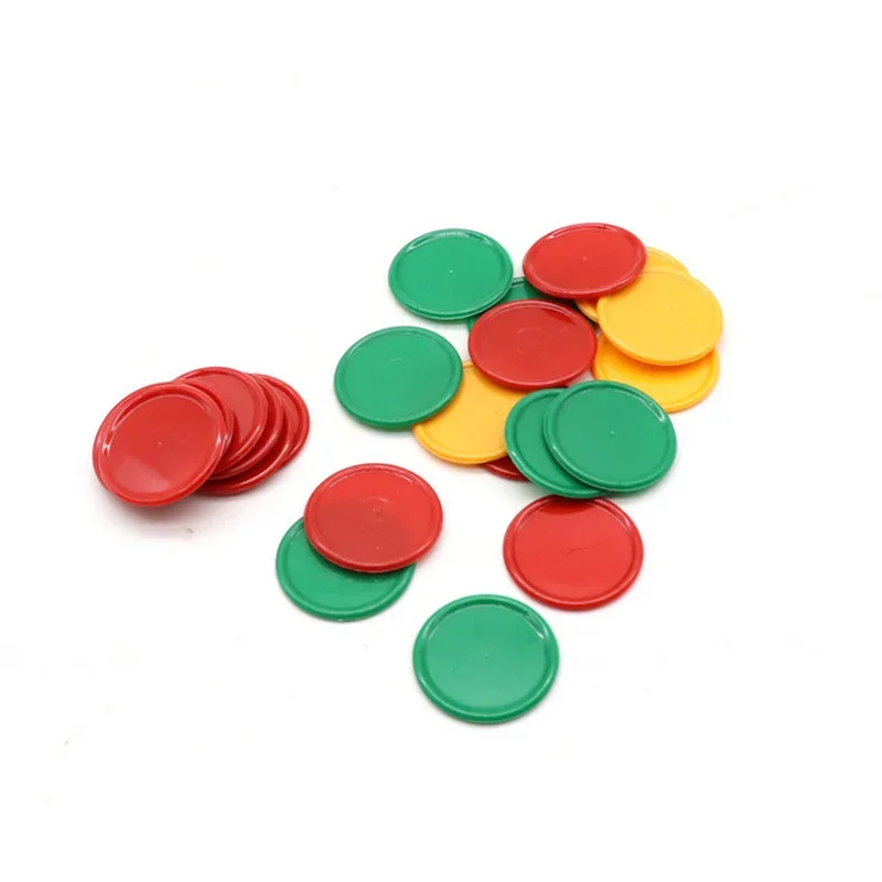 Set Chip plastik 3.2cm 3 warna - Board Game Room ulasan dan harga