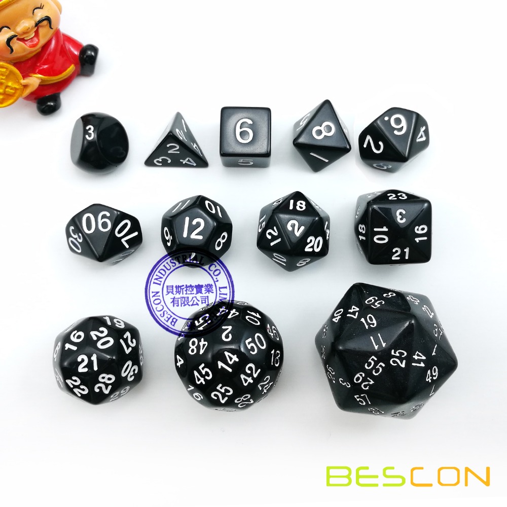 12 Pcs Dadu Polyhedral Set D3- - Dice Set Polyhedral ulasan dan harga