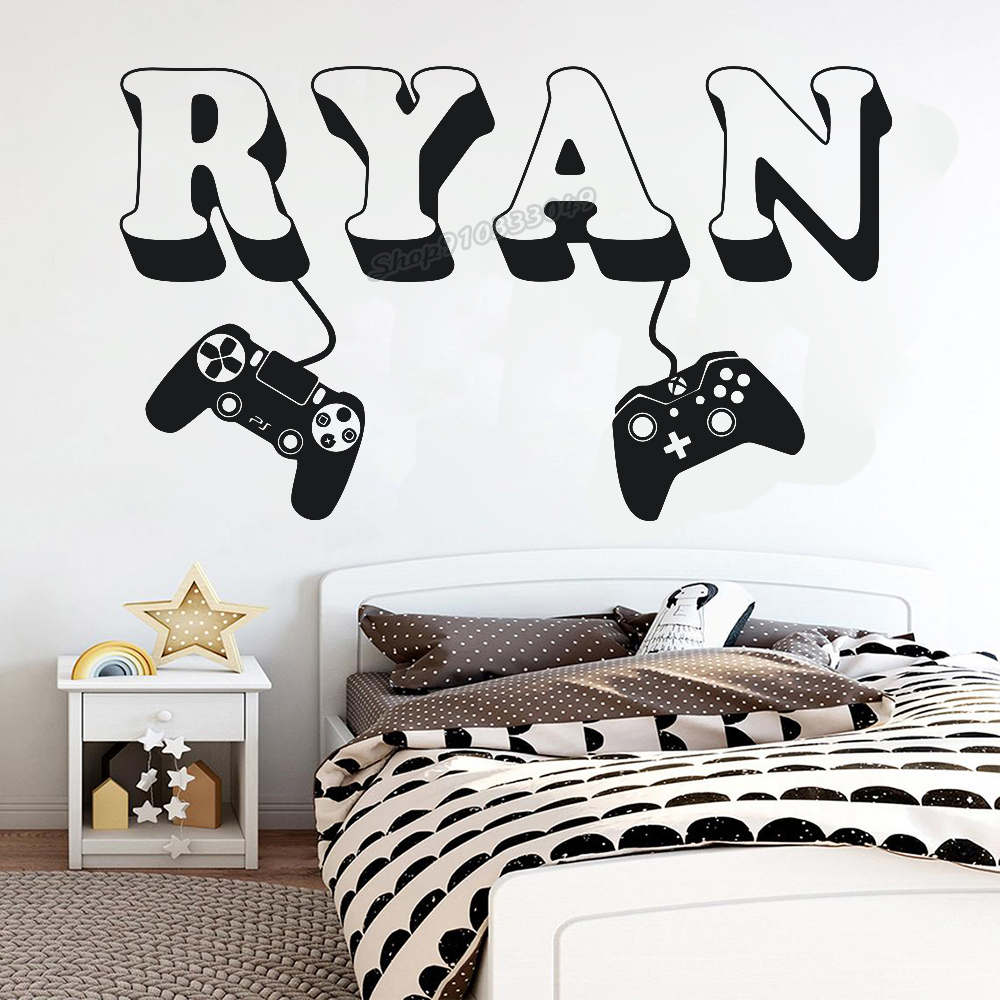 Gamer Stiker Dinding Nama Kust - Board Game Room ulasan dan harga