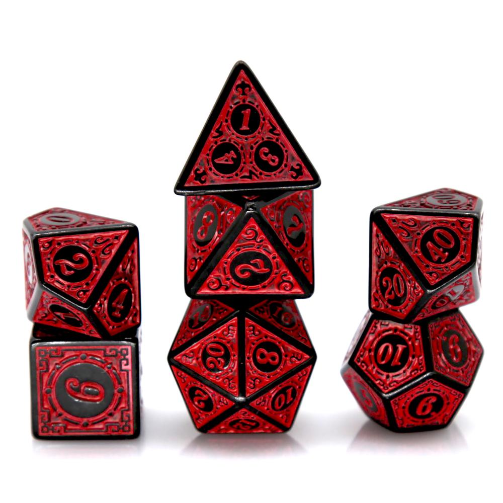 7 Buah Set Dadu Polihedral Akr - Dice Set Polyhedral ulasan dan harga