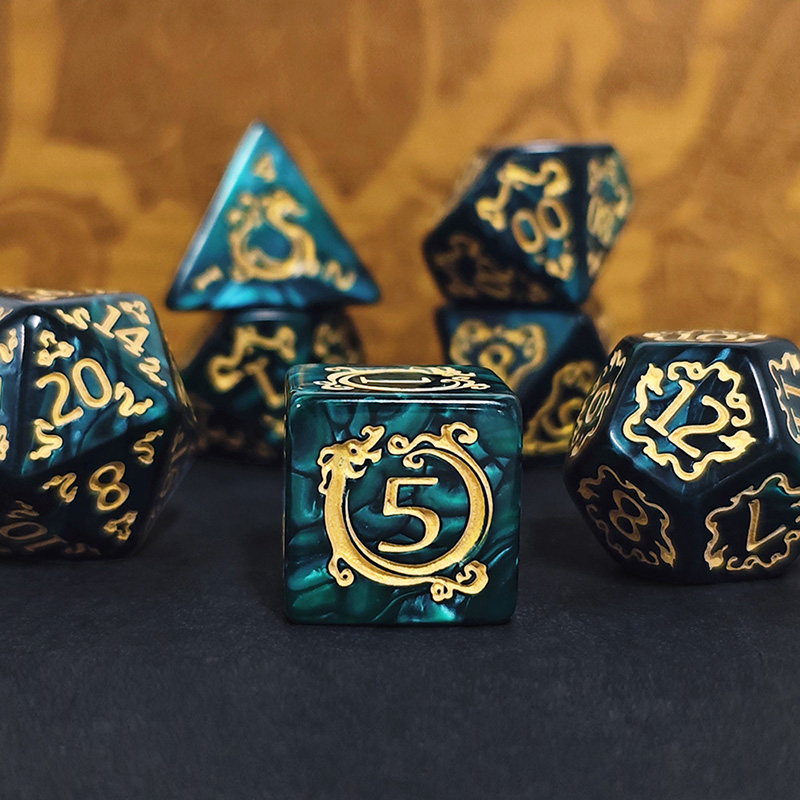 7 Buah Dadu DND 7 Buah/Set Dad - Dice Set Polyhedral ulasan dan harga